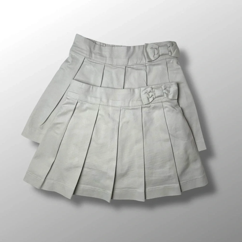 The Children’s Place uniform girls sandy bow front skort bundle size 4T